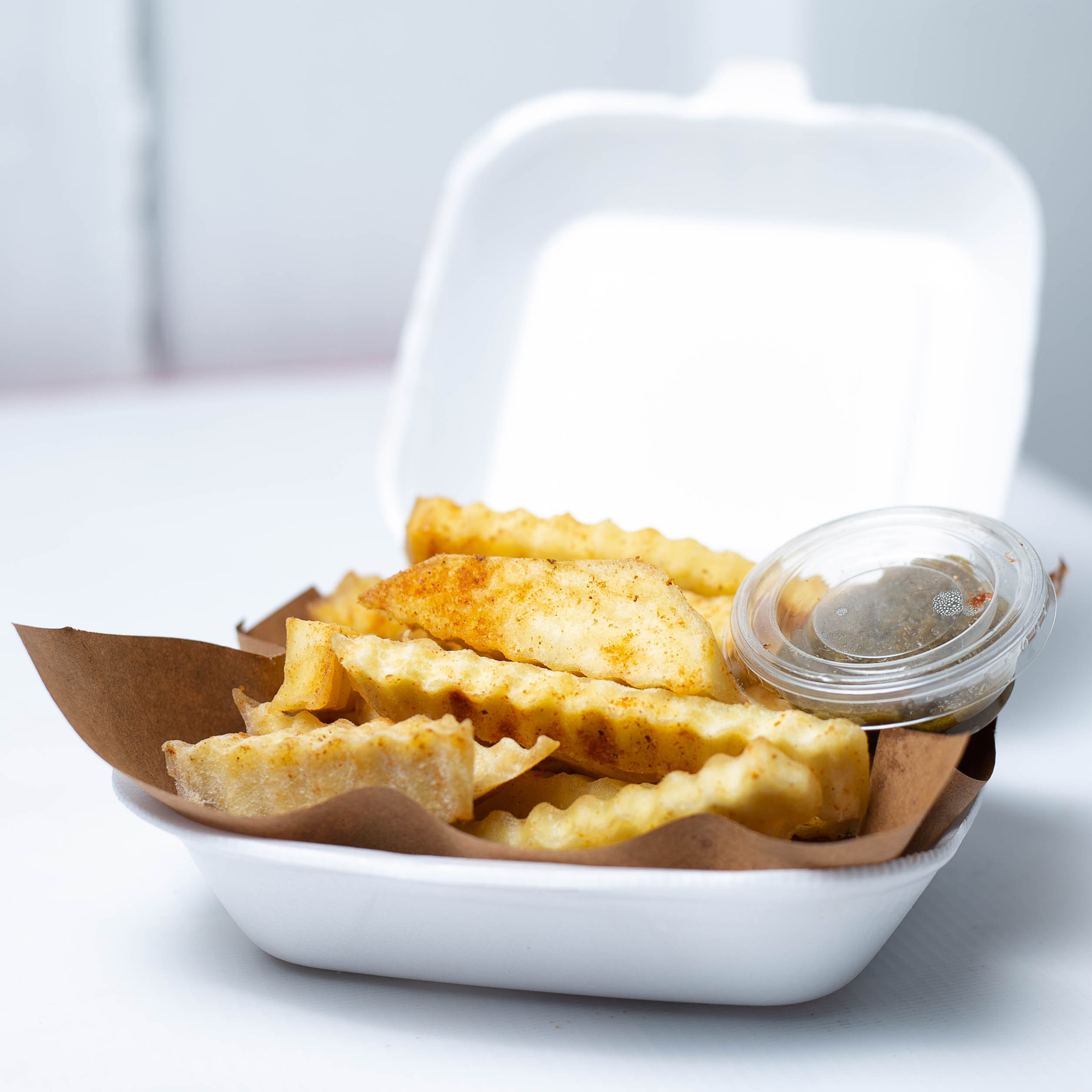 Yam pack with grilled meat